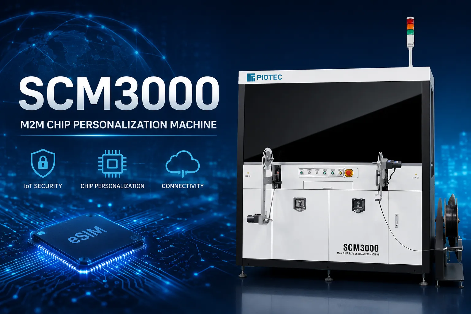 SCM3000 M2M Chip Personalization Machine: Boosting IoT Security and Efficiency