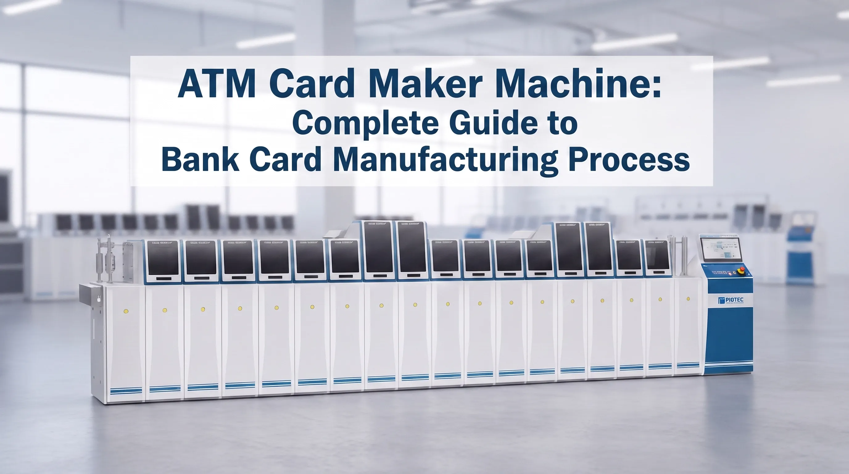 ATM Card Maker Machine: Complete Guide to Bank Card Manufacturing Process & Functions