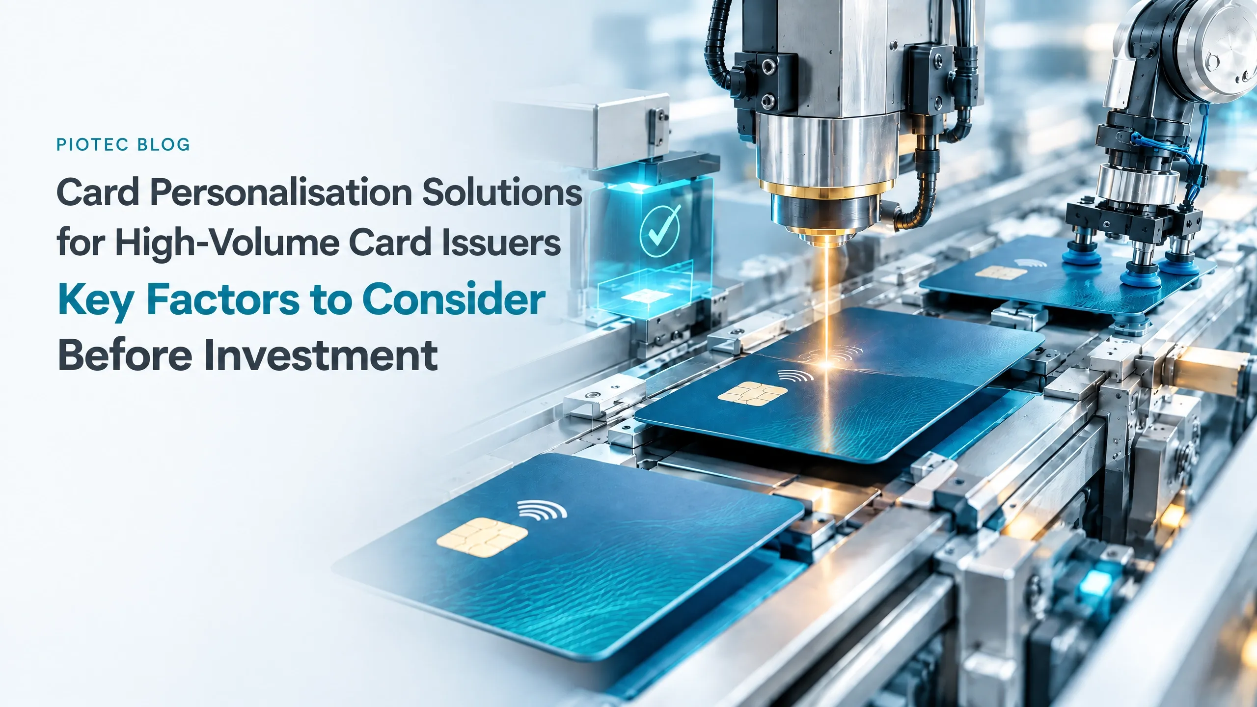 Card Personalisation Solutions for High-Volume Card Issuers: Key Factors to Consider Before Investment